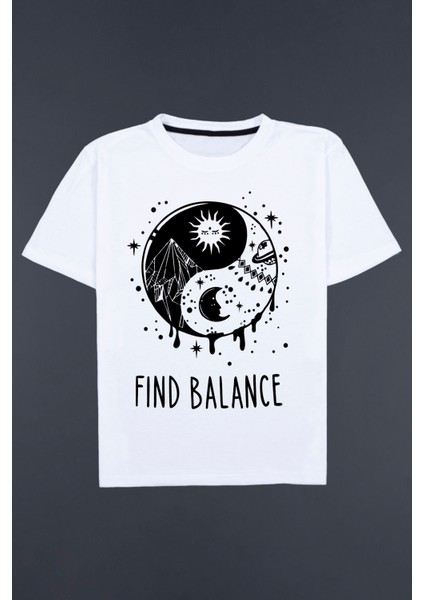 Yin & Yang Tasarım T-Shirt fırsatları