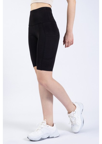 Snc Siyah Geniş Cepli Yüksek Bel Toparlayıcı, Sıkılaştırıcı Yoga Dizüstü Tayt 10" modelleri