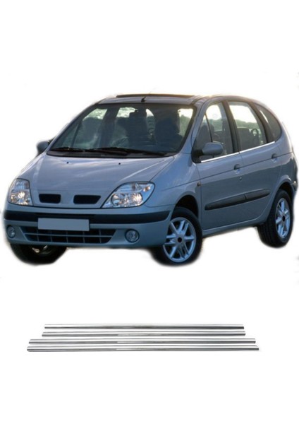 Renault Scenic 1 Krom Cam Çıtası (4parça) 1996-2003 Arası P.çelik