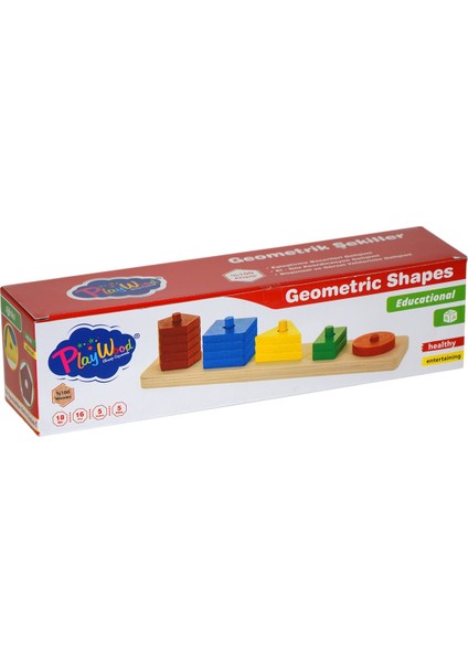 305-ONY Onyıl, Ahşap Geometrik Şekiller