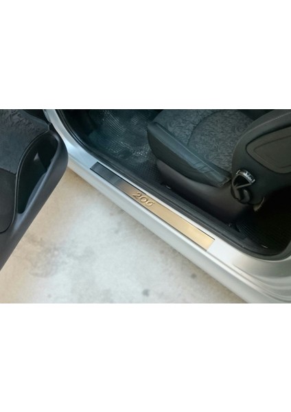 Peugeot 206 Coupe Krom Kapı Eşiği (2kapı) P.çelik