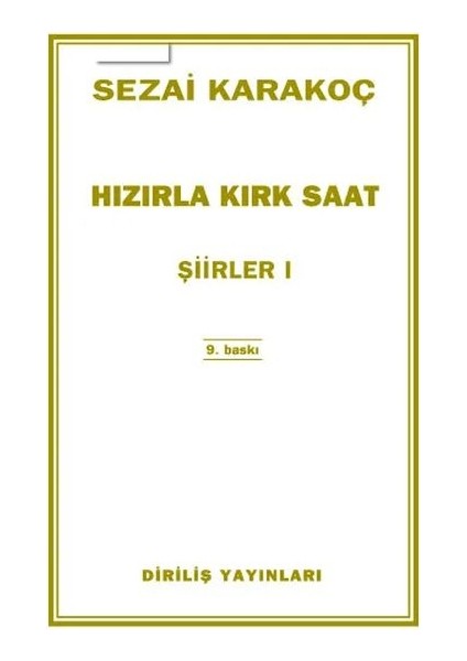 Şiirler 3 - Hızırla Kırk Saat