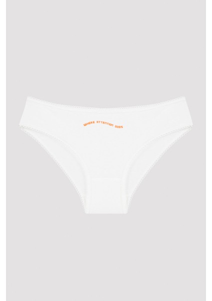 Çok Renkli Kız Çocuk Think 5li Slip