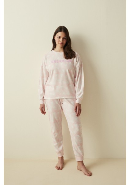 A.pembe Pink Dream On Polar Pijama Takımı