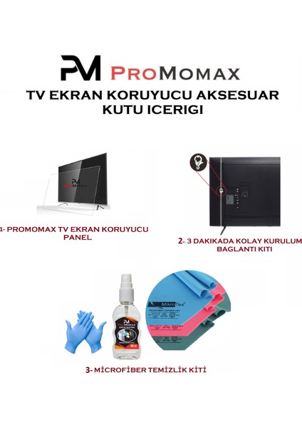 Philips 55PUS8602 Uyumlu Tv Ekran Koruyucu
