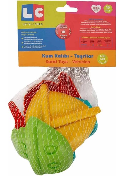 30872 Enfal Kum Kalıbı Taşıtlar 4 Parça