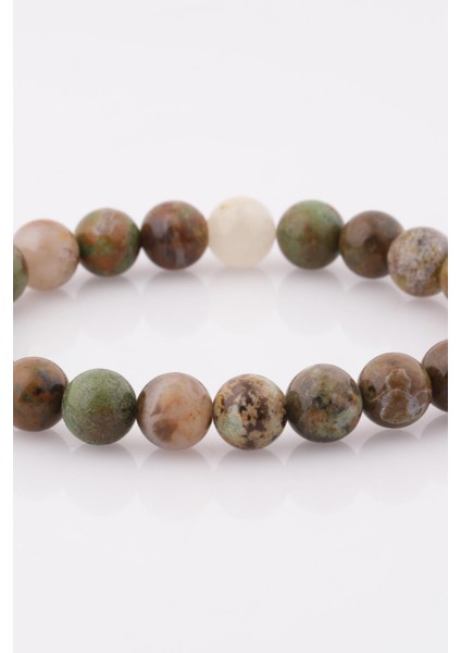 Green Opal Doğal Taş Bileklik 8 mm Küre Kesim fiyatları