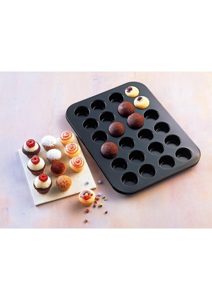 24 Kalıplı Muffin Tepsisi 38 x 27 cm. (Yurt Dışından)