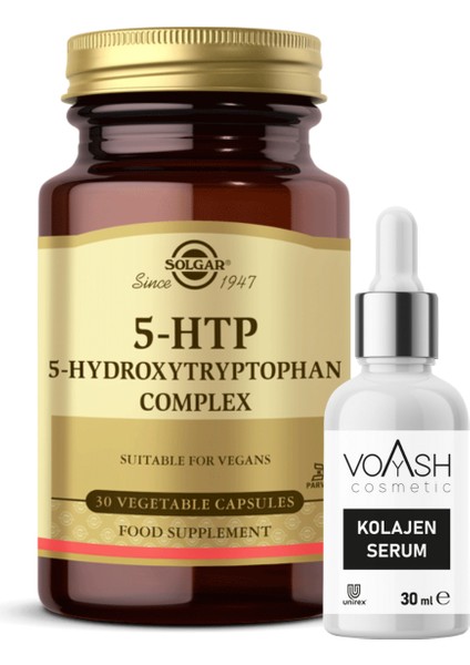 5 Htp 100 Mg 30 Kapsül + Voyash Serum 30 Ml
