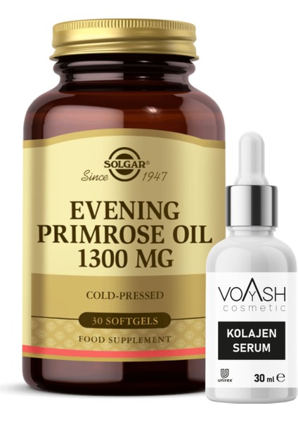 Evening Primrose Oil 1300 Mg (Hedıye Voyash Serum Evenig)