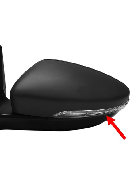 Vw Volkswagen Scirocco 2009-2018 Sol Dış Dikiz Ayna Sinyali Lambası Eşik Aydınlatmalı 3C8949101E