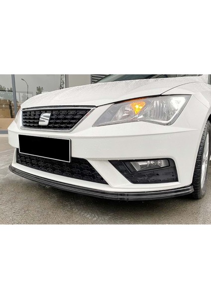Seat Leon Mk3 Race Ön Lip Piona Black 3 Prç 2017-2020 Abs Plastik modelleri