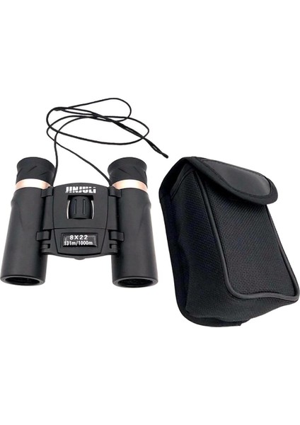 8X22 Kompakt Mini Zoom Dürbünler Uzun Menzilli 1000 M Katlanır Teleskop Kampı (Yurt Dışından)