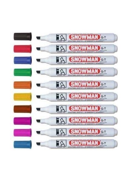 Snowman Marker Koli Kalemi Round Tip - 1 Adet