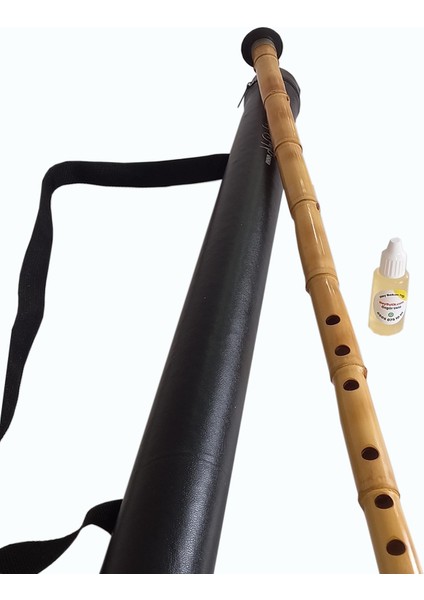 Ney Butik Sipürde Ney- Profesyonel - 20MM Çap -Sol El Üstte - Kılıf ve Bakım Yağı