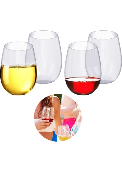 4 Adet Şarap Içecek Kadehi (Yurt Dışından)