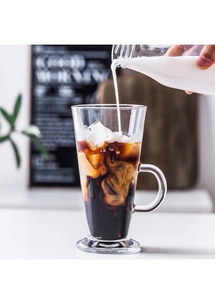 Latte, Irlanda Kahve Fincanı, Soğuk Içecek Kupası, Kum Buz Içecek Kupası, Cam Su Kahve Kokteyl Kupası (Yurt Dışından)