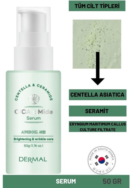 Cıca x Mide Serum Centella Asiatica ve Seramid Özlü Serum 50 ml