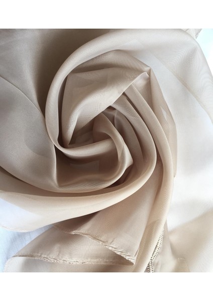 Kullanıma Hazır 1/2,5 Normal Pile Tül Perde Tek Kanat - Ekru 340 x 260 cm fırsatları