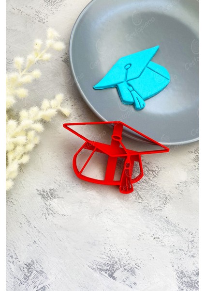 Mezuniyet Kepi Hamur Şekillendirici / Kurabiye Kalıbı