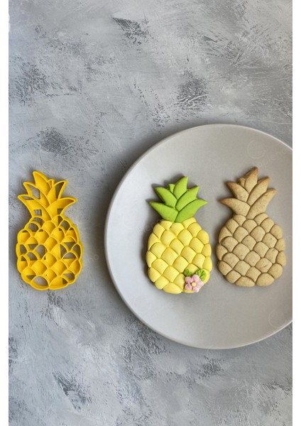 Ananas Hamur Şekillendirici / Kurabiye Kalıbı - Sarı fiyatları