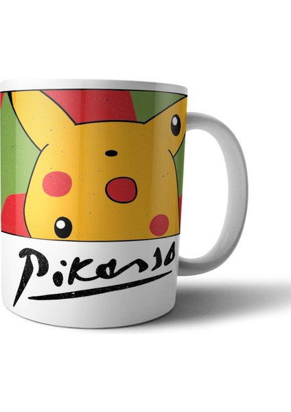 Pikachu Picasso Pokemon Kupa Bardak