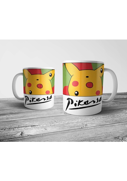 Pikachu Picasso Pokemon Kupa Bardak