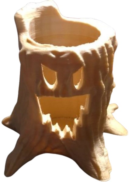 Halloween Kütük Figür