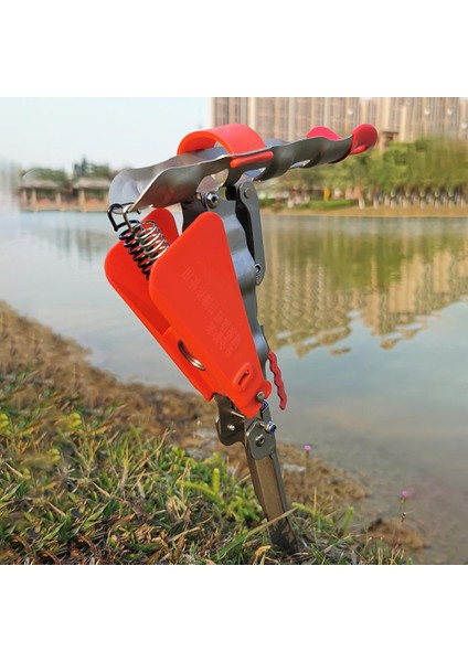 Ayarlanabilir Otomatik Katlanır Yay Up-Up Hook Balıkçı Çubuk Kutup Tutucu W Koruyucu Kapak (Yurt Dışından)