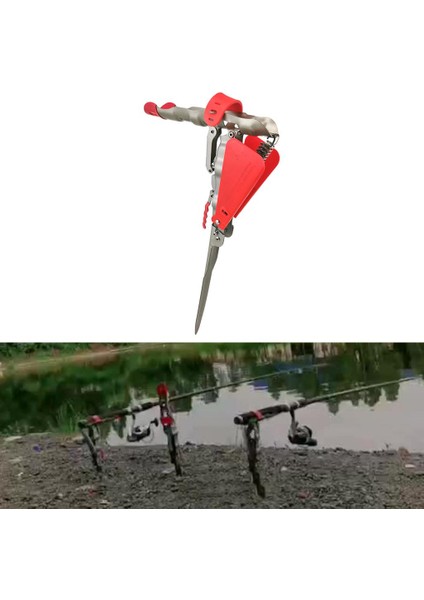 Ayarlanabilir Otomatik Katlanır Yay Up-Up Hook Balıkçı Çubuk Kutup Tutucu W Koruyucu Kapak (Yurt Dışından)