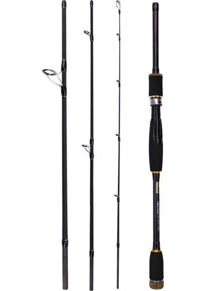 Reed Lure Ultralight Reed Tuzlu Suyu ve 4 Kesik Hafif Tatlı Su Çubuğu - Siyah, Düz Sap 2.1m (Yurt Dışından)