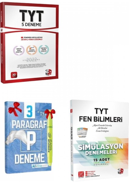 TYT 5' Li Genel Deneme - Fen Bilimleri 15' Li Simülasyon Deneme