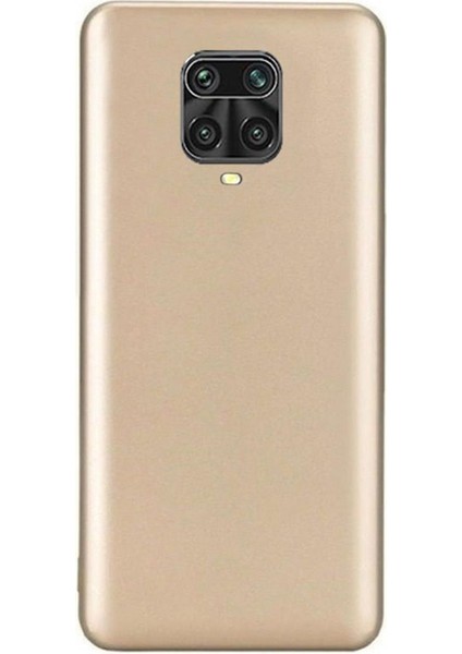 Xiaomi Redmi Note9 Pro Premium Matte Silikon Kılıf-Gold