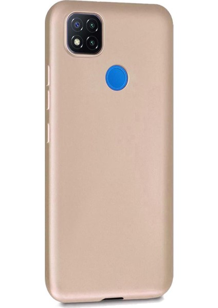 Xiaomi Redmi 9c Premium Matte Silikon Kılıf - Gold