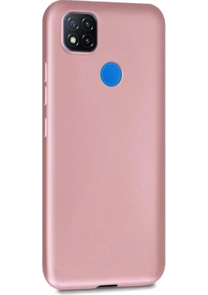 Xiaomi Redmi 9c Premium Matte Silikon Kılıf - Rose Gold