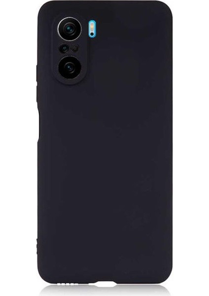 Xiaomi Redmi K40 Premium Matte Silikon Kılıf - Siyah