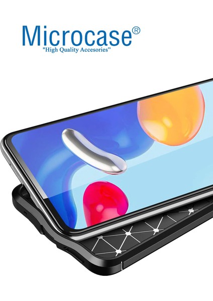 Xiaomi Redmi Note 11 Global 2022 Leather Silikon Kılıf - Siyah