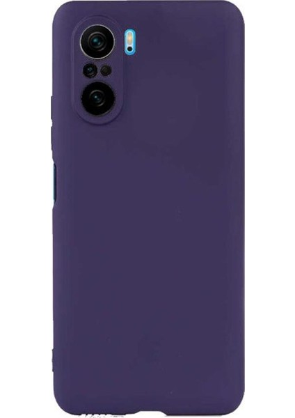 Xiaomi Redmi K40 Premium Matte Silikon Kılıf - Lacivert