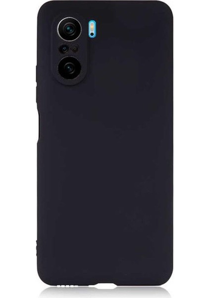 Xiaomi Poco F3 Premium Matte Silikon Kılıf - Siyah