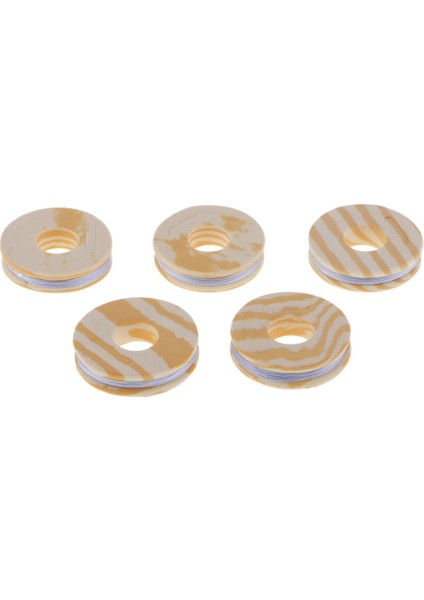 5pcs 10 ~ 15M / Makara Naylon Balıkçılık Çubuğu Kılavuzu Bağlama Iplik Halka Sarma Hattı Gümüş Gri (Yurt Dışından) fiyatları