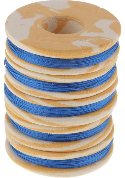 5pcs 10 ~ 15M / Makara Naylon Balıkçılık Çubuğu Kılavuzu Bağlama Iplik Yüzük Sarma Hattı Kraliyet Mavi (Yurt Dışından) indirimleri