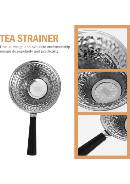 1 Adet Çay Demlik Çay Süzgeci Çay Artık Kolu ile Infuser Güzel Örgü Filtre (Gümüş) | Çay Süzgeçleri (Yurt Dışından)