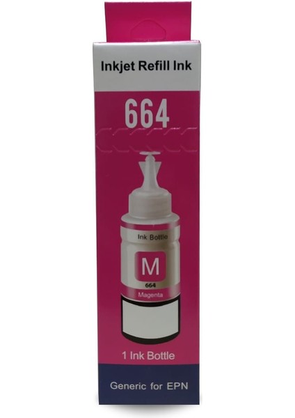 Epson T6643 Magenta Mürekkep 70ML./SISE Kırmızı Mürekep