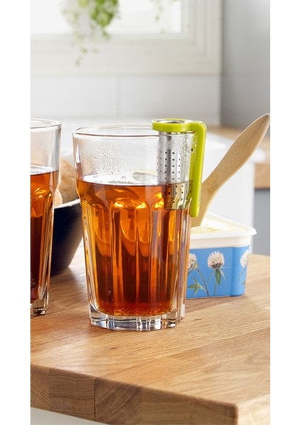 Çay Demlik Paslanmaz Çelik Kolu ile Çay Süzgeci Demlik Çay Poşeti Demlik Filtre (Yurt Dışından)