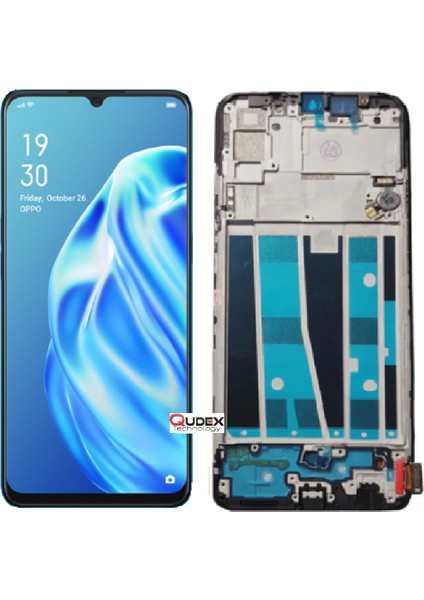 Oppo A91 (CPH2021) LCD Ekran Dokunmatik Çıtalı