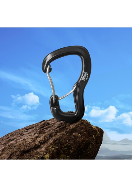 Hammock Karabiner 8kn Dağcılık Ekipmanı Anahtarlık Için Toka Asılı (Yurt Dışından)