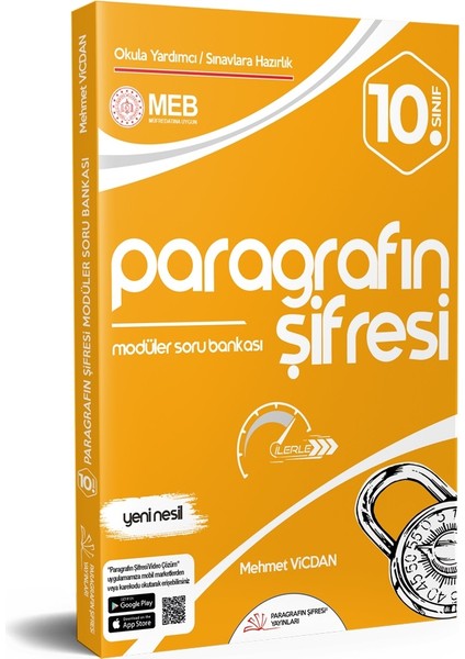 Paragrafın Şifresi Yayınları 10.Sınıf 2022 Nesil Paragraf Modüler Soru Bankası