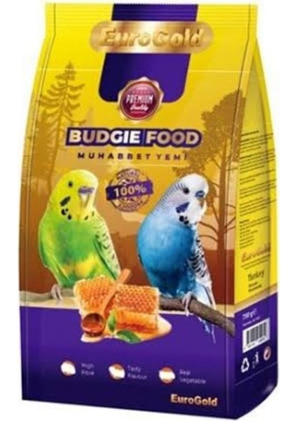 Euro Gold Budgie Food Premium Muhabbet Kuşu Yemi 500 gr