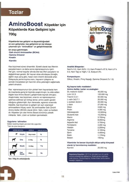 Aminoboost Dog 700 gr.