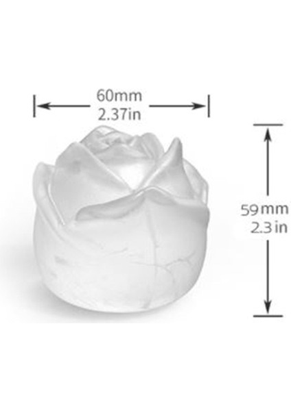 Gül Çiçek Buz Küpü Maker Kalıp Kokteyl Mix Buz Yaratıcı Gül Çiçek 4 Silikon ile Buz Tepsisi ile Molde Silicona Kokteyl Dekor (Siyah) (Yurt Dışından) modelleri